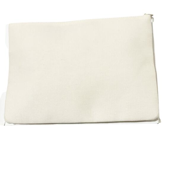 Dior Trousse Pouch Floral Zipper NWT Ivory Cosmetic Make Up Bag - Picture 3 of 8